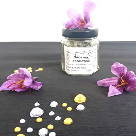 Sel fleur petale safran-france Producteur-Riez-crocus
